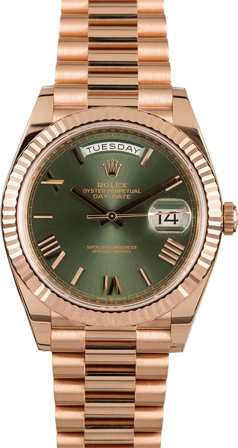 rolex rose gold president for sale|Rolex presidential gold price.